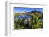 Aiguille Verte from Lac Des Cheserys, Haute Savoie, French Alps, France-Roberto Moiola-Framed Photographic Print