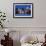 Aiguilles De Chamonix at Sunset with Clouds Rising, Haute Savoie, France, Europe, September 2008-Frank Krahmer-Framed Photographic Print displayed on a wall