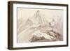 Aiguilles De Chamonix, C.1850-John Ruskin-Framed Giclee Print