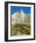 Aiguilles Du Dru, Mont Blanc Range, Chamonix, French Alps, France, Europe-Christian Kober-Framed Photographic Print