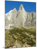 Aiguilles Du Dru, Mont Blanc Range, Chamonix, French Alps, France, Europe-Christian Kober-Mounted Photographic Print