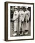 Aileen Riggin, Gertrude Ederle, Helen Wainwright, Three American Olympic Swimming Champions, 1924-American Photographer-Framed Photographic Print