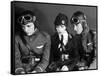Ailes WINGS by WilliamWellman with Charles Rogers Clara Bow Richard Arlen, 1927 (Oscar, 1927) (b/w -null-Framed Stretched Canvas