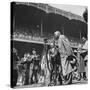 Ailing Babe Ruth Thanking Fans, Who Are Giving Him a Standing Ovation in Yankee Stadium-Ralph Morse-Stretched Canvas