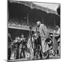 Ailing Babe Ruth Thanking Fans, Who Are Giving Him a Standing Ovation in Yankee Stadium-Ralph Morse-Mounted Premium Photographic Print