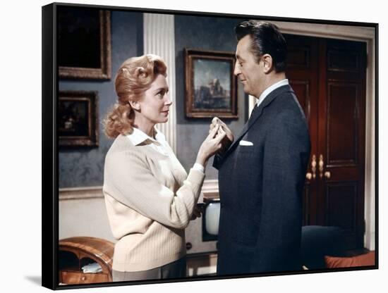 Ailleurs l'herbe est plus verte THE GRASS IS GREENER by StanleyDonen with Deborah Kerr and Robert M-null-Framed Stretched Canvas