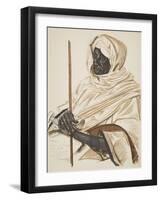 Aim Gabo, Sultan De Birao, from Dessins Et Peintures D'afrique, Executes Au Cours De L'expedition C-Alexander Yakovlev-Framed Giclee Print