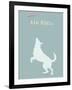 Aim High - Blue Version-Dog is Good-Framed Art Print