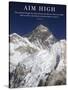 Aim High - Mt Everest Summit-AdventureArt-Stretched Canvas