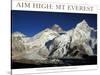 Aim High: Mt Everest-AdventureArt-Stretched Canvas