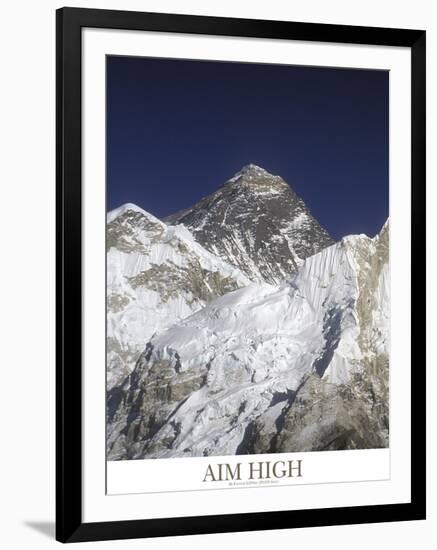 Aim High - Mt Everest-AdventureArt-Framed Photographic Print