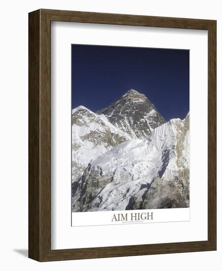 Aim High - Mt Everest-AdventureArt-Framed Photographic Print