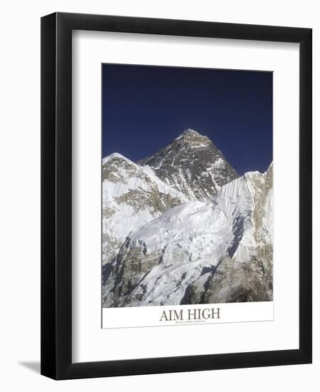 Aim High - Mt Everest-AdventureArt-Framed Photographic Print