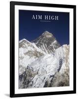 Aim High - Mt Everest-AdventureArt-Framed Photographic Print