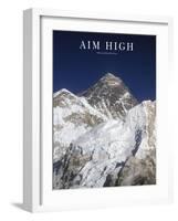 Aim High - Mt Everest-AdventureArt-Framed Photographic Print