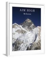 Aim High - Mt Everest-AdventureArt-Framed Photographic Print