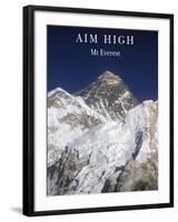 Aim High - Mt Everest-AdventureArt-Framed Photographic Print