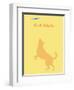 Aim High - Orange Version-Dog is Good-Framed Art Print