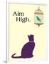 Aim High-Cat is Good-Framed Premium Giclee Print