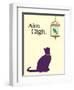 Aim High-Cat is Good-Framed Art Print