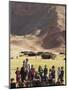 Aimaq Man with Children, Pal-Kotal-I-Guk, Ghor Province-Jane Sweeney-Mounted Photographic Print