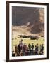 Aimaq Man with Children, Pal-Kotal-I-Guk, Ghor Province-Jane Sweeney-Framed Photographic Print