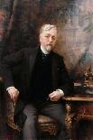 Portrait of Gustave Eiffel (1832-192)-Aimé Nicolas Morot-Framed Stretched Canvas