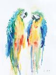 Colorful Parrots I-Aimee Del Valle-Art Print