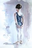 Ballerina In Blue-Aimee Del Valle-Art Print