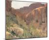 Ain Djiddy Gorge near the Dead Sea-Eugen Bracht-Mounted Art Print