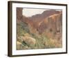 Ain Djiddy Gorge near the Dead Sea-Eugen Bracht-Framed Art Print