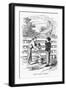 Ain't that Work? Book Illustration from Mark Twain's the Adventures of Tom Sawyer-null-Framed Giclee Print