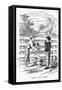 Ain't that Work? Book Illustration from Mark Twain's the Adventures of Tom Sawyer-null-Framed Stretched Canvas