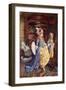 "Ain't We Fine? Get Along, You Fright! Hold Your Tongue! Kiss Me, Dear; Ha! Ha!"-Harold Copping-Framed Giclee Print