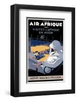 Air Afrique-null-Framed Art Print