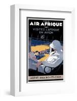 Air Afrique-null-Framed Art Print