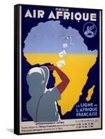 Air Afrique-null-Framed Stretched Canvas