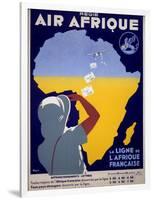 Air Afrique-null-Framed Art Print