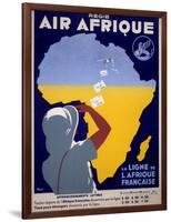 Air Afrique-null-Framed Art Print