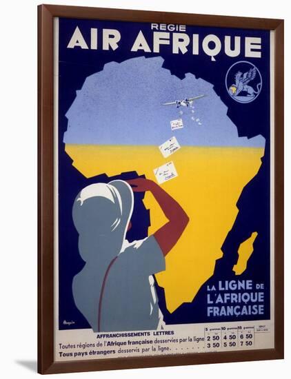 Air Afrique-null-Framed Art Print