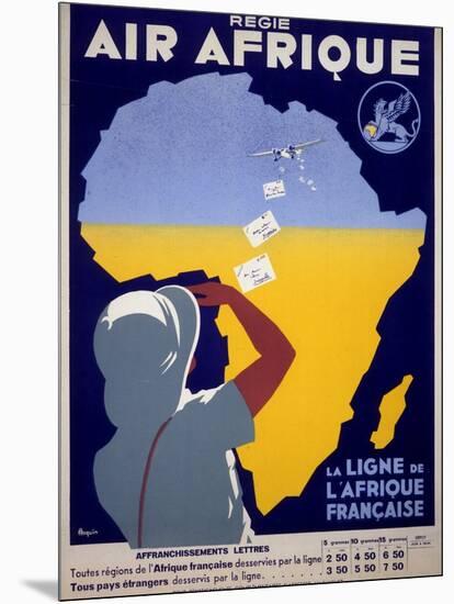 Air Afrique-null-Mounted Art Print