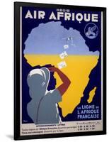 Air Afrique-null-Framed Art Print