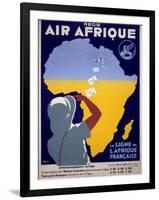 Air Afrique-null-Framed Art Print