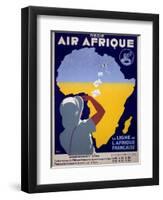 Air Afrique-null-Framed Art Print