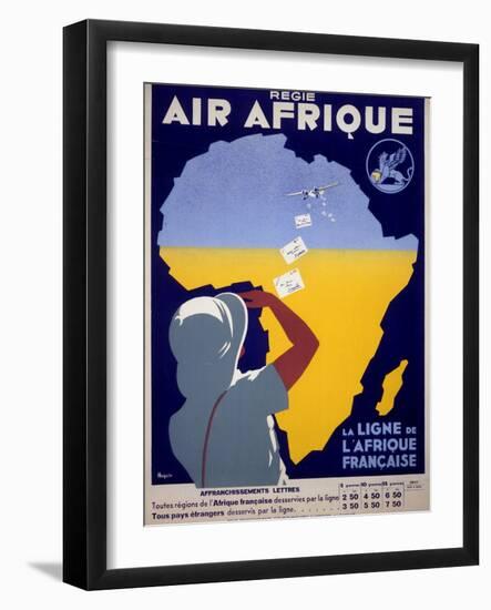 Air Afrique-null-Framed Art Print