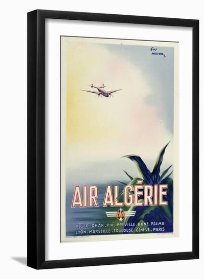 Air Algerie-null-Framed Giclee Print