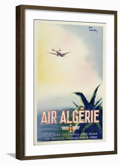 Air Algerie-null-Framed Giclee Print