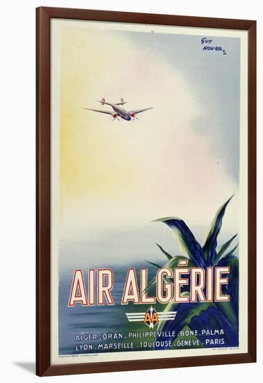 Air Algerie-null-Framed Giclee Print