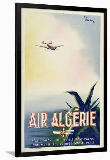 Air Algerie-null-Framed Giclee Print