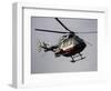 Air Ambulance, Dunedin, South Island, New Zealand-David Wall-Framed Photographic Print